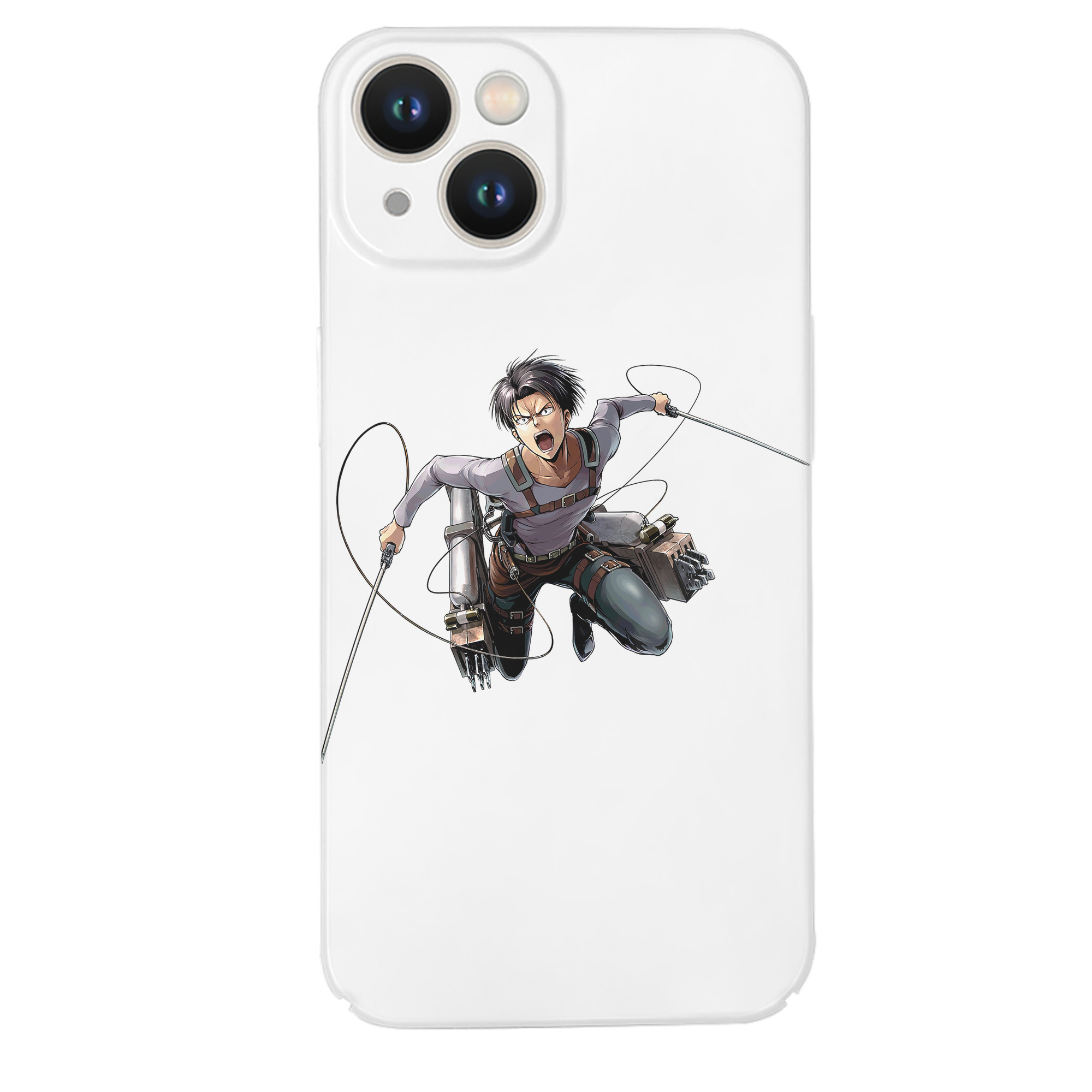（画像用） 進撃の巨人 リヴァイ·アッカーマン Attack on Titan Levi Ackerman 【iPhone 14シリーズ対応】ハードケース